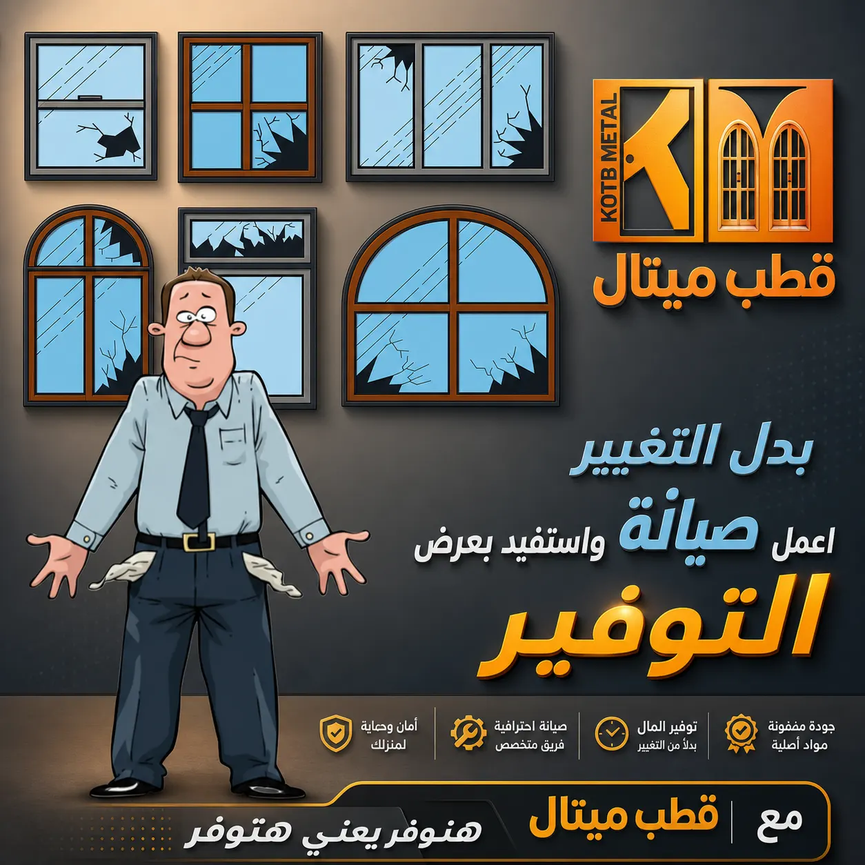 KOTB METAL UPVC حملة اعلانية للصيانه — القاهرة — لقطة 2